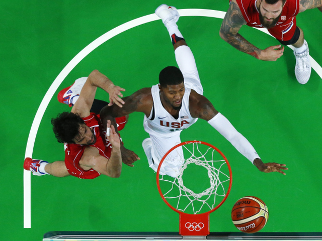 USA, basketbal, Rio