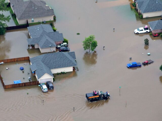 záplavy, USA, Louisiana