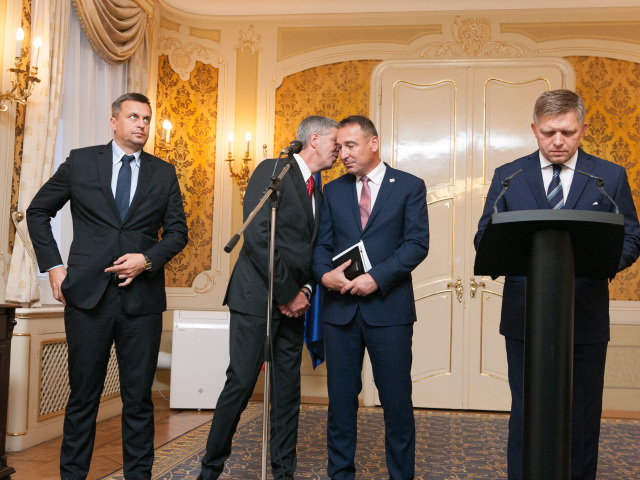 vládna koalícia, danko, bugár, brecely, fico,