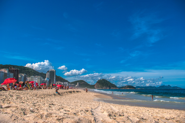 Rio de Janeiro, Brazília, pláž, more