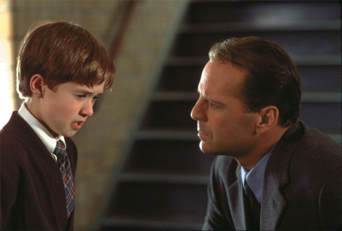 Haley Joel Osment a Bruce Willis