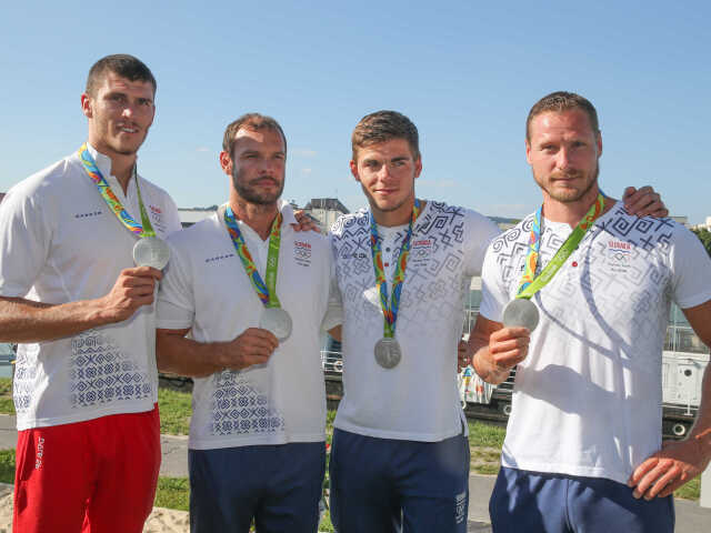 Tibor Linka, Juraj Tarr, Denis Myšák, Erik Vlček