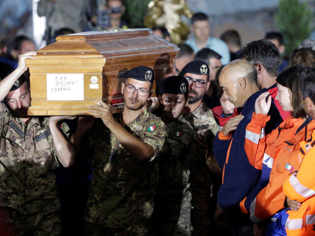 taliansko, amatrice, zemetrasenie, pohreb