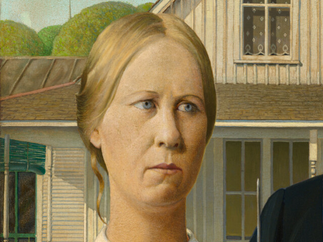 Grant Wood Americká gotika