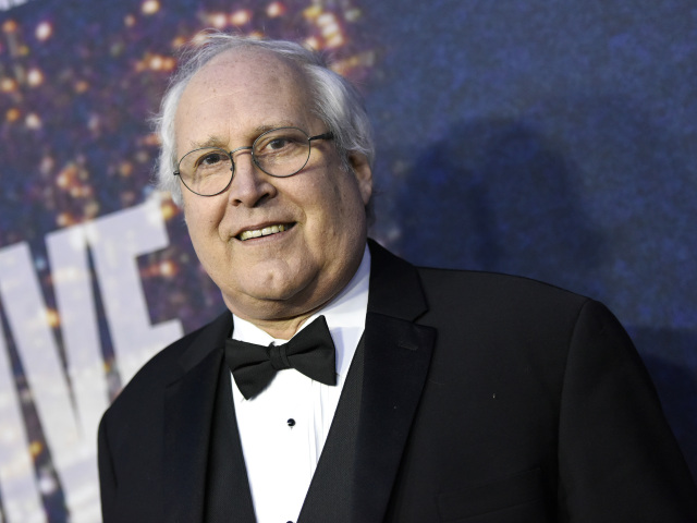 Herec Chevy Chase na archívnom zábere.