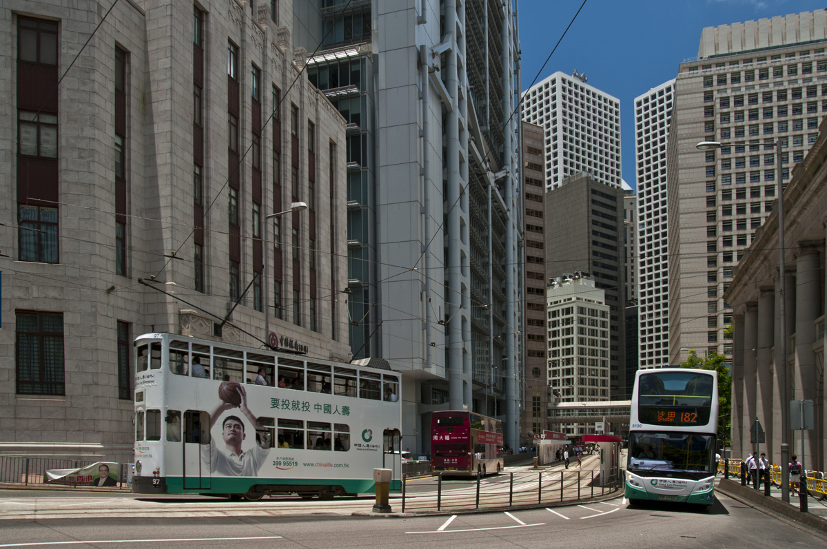 Hongkong, mesto, budovy