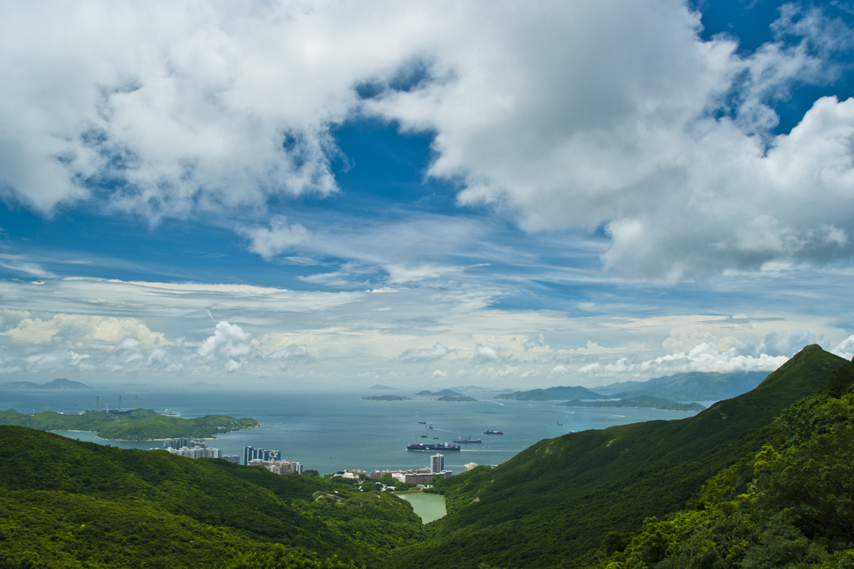 Hongkong, park, zeleň