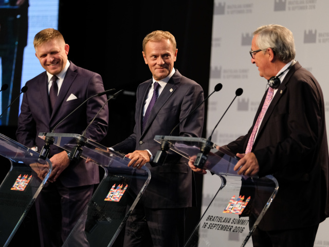 Summit EÚ Bratislava, Fico, Tusk, Juncker