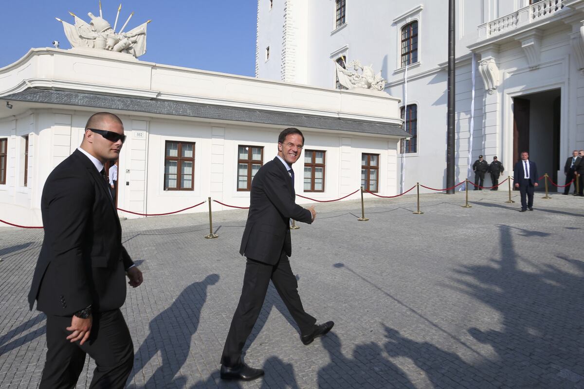 Mark Rutte, bratislavský summit