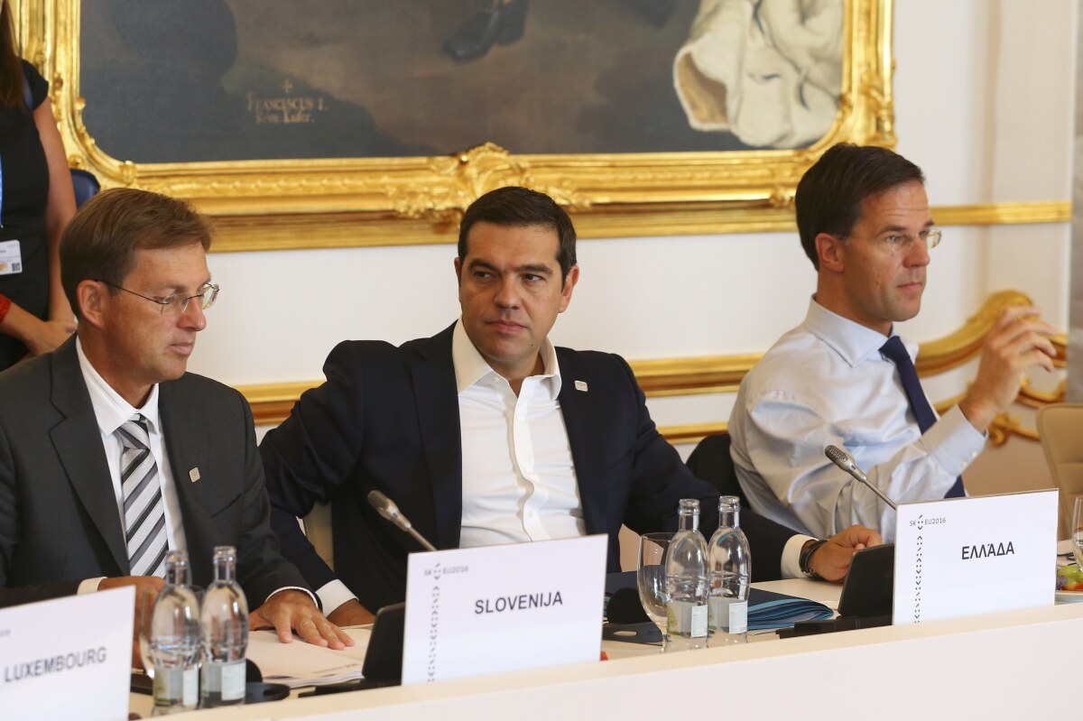 Summit EÚ, Bratislava, Cerar, Tsipras, Rutte
