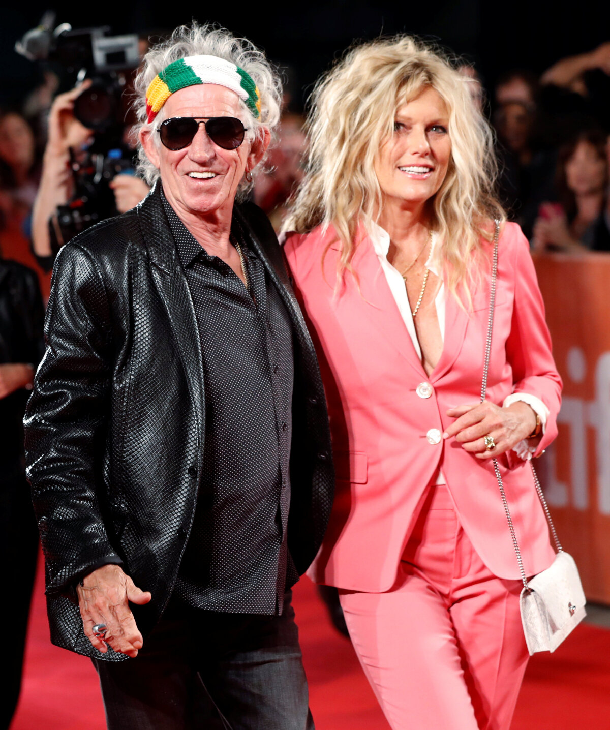 Keith Richards a jeho manželka Patti Hansen