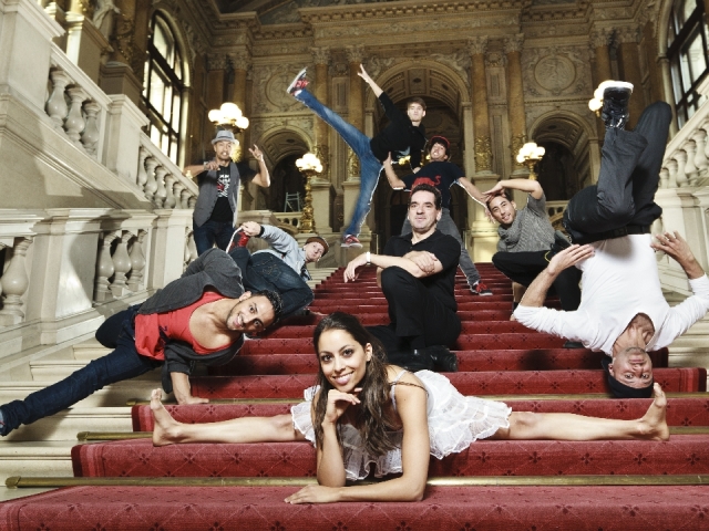 The Flying Steps in the Burgtheater for Red Bull Flying Bach; 4th of November, Vienna