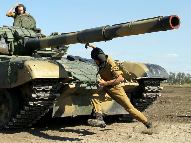 Ukrajina, Luhansk, T-72