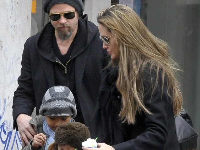 Brad Pitt a Angelina Jolie 