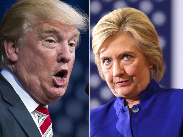 Trump, Clintonová