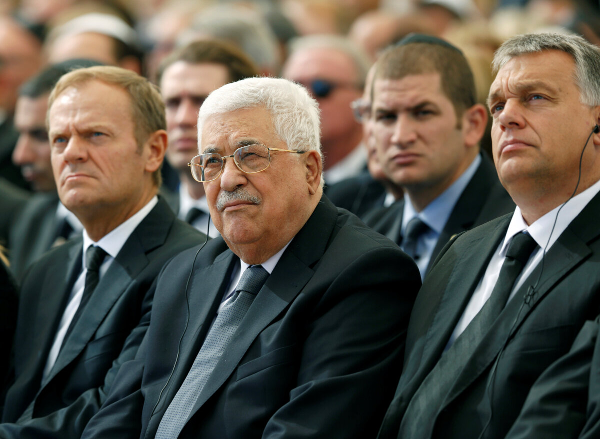 Mahmoud Abbas, Donald Tusk
