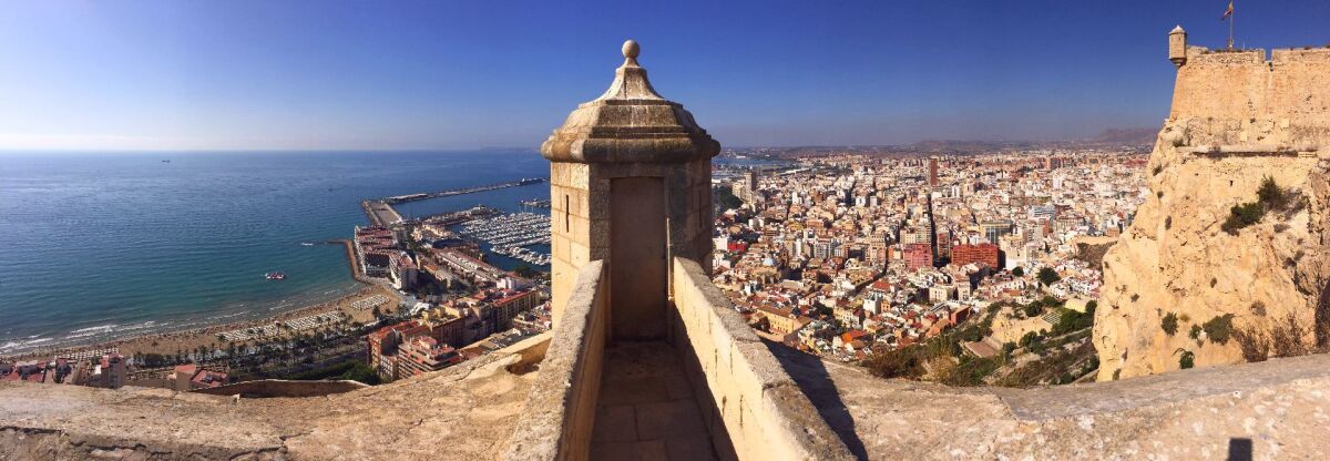 Alicante, Španielsko, mesto, hrad