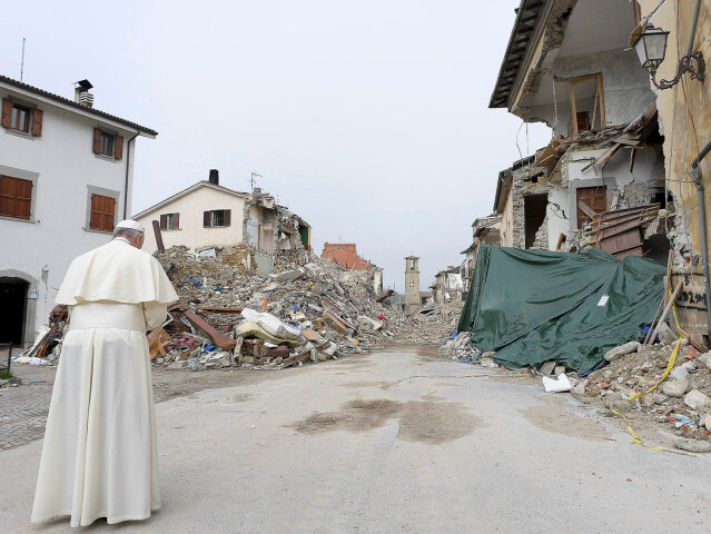 pápež František, Amatrice
