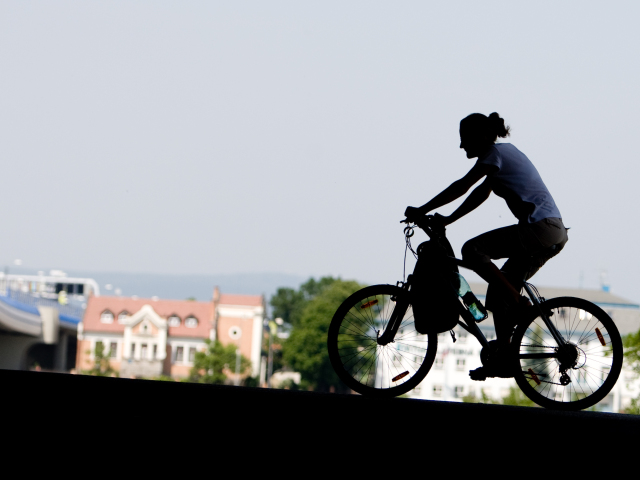 Pocasie, bicykel, teplo