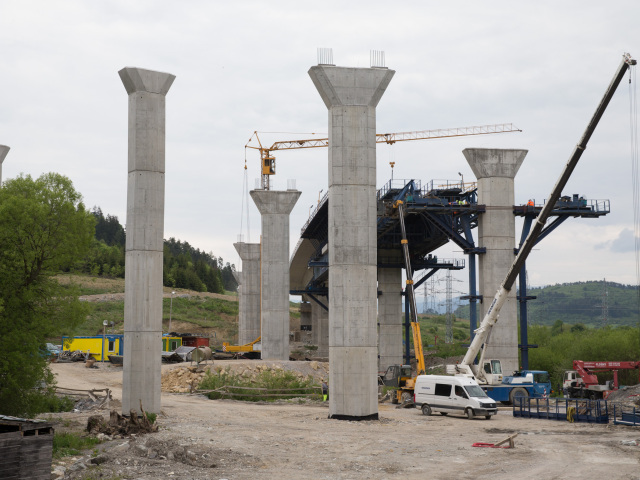 diaľnica, stavba