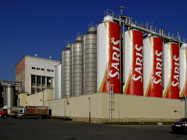 šariš, pivovar