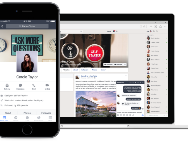Facebook, Workplace