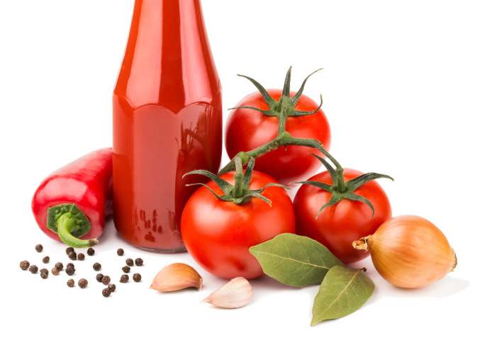 paradajka, paprika, kečup