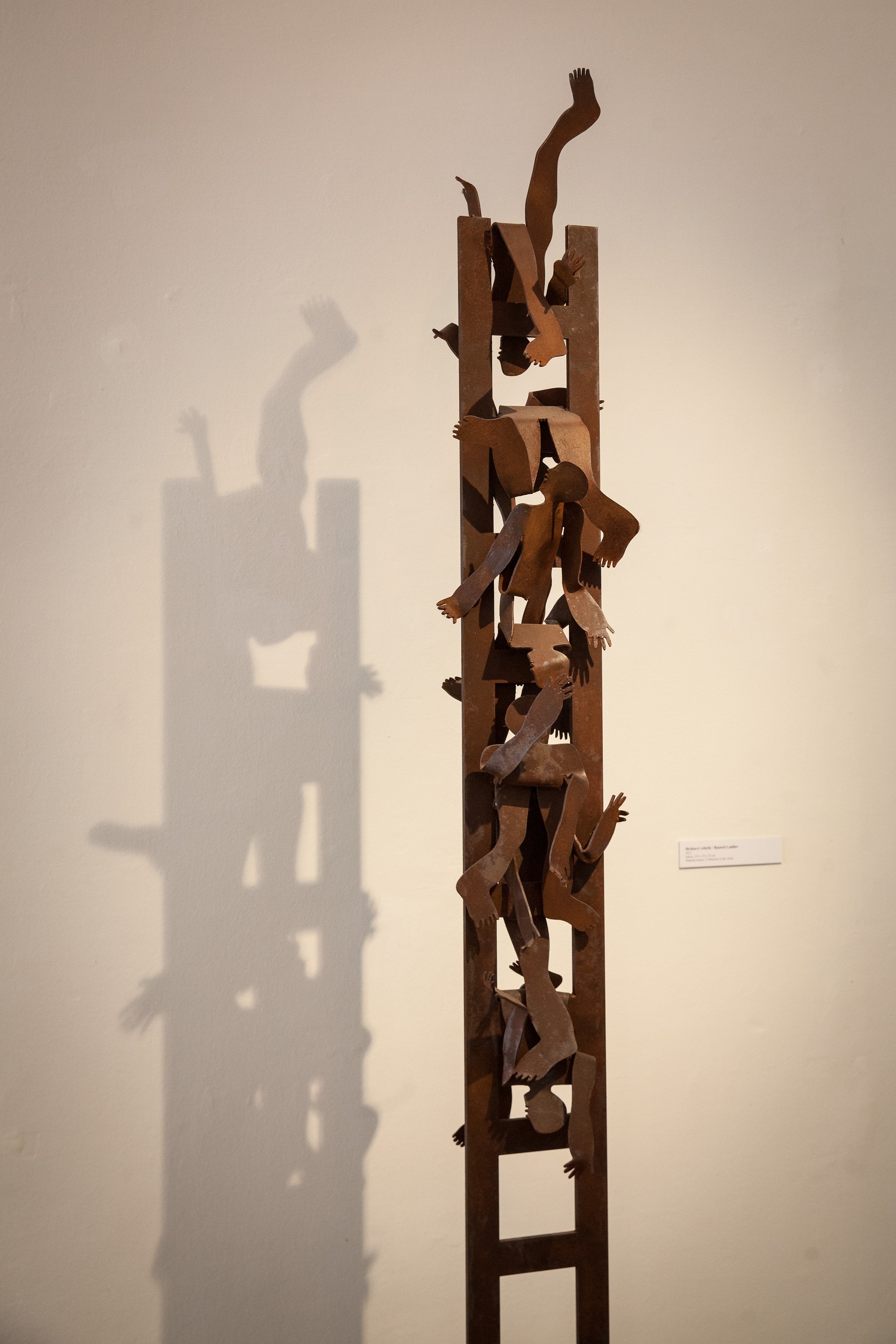 Hrdzavý rebrík (detail, 2013)