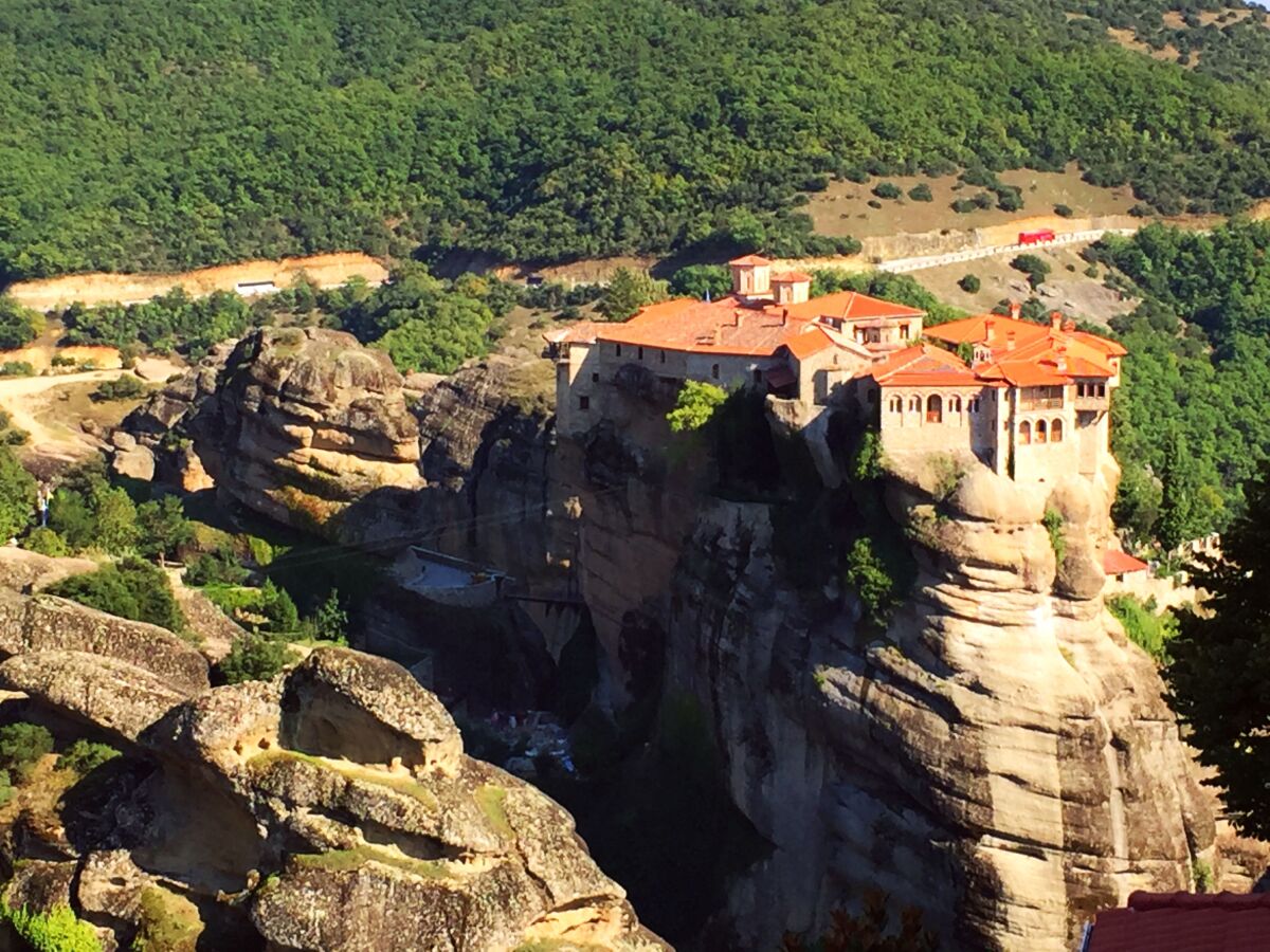 Grécko, kláštor, Meteora, Paping, Varlaam
