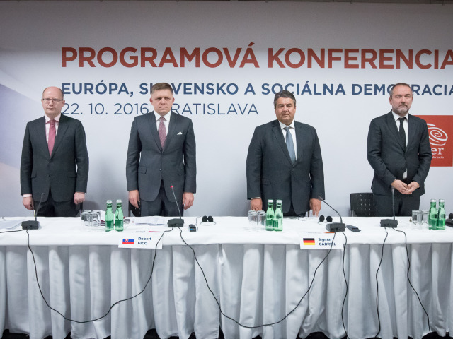 Programová konferencia Smeru 2016, smer, fico, sobotka, thomas drozda, sigmar gabrie,