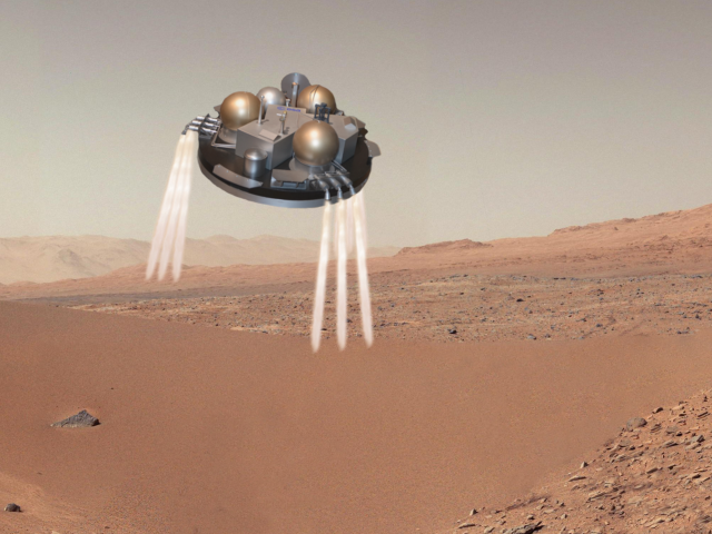 Schiaparelli, Mars, modul, pristanie