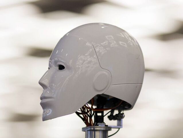 robot, hlava, technika, humanoid