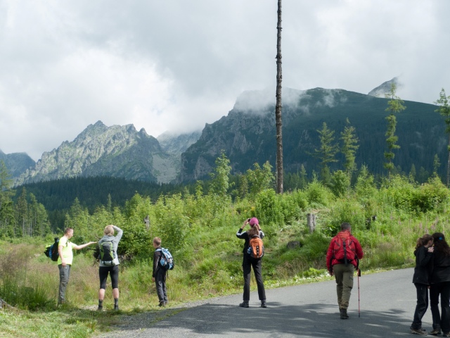 Tatry, turisti, príroda, hory