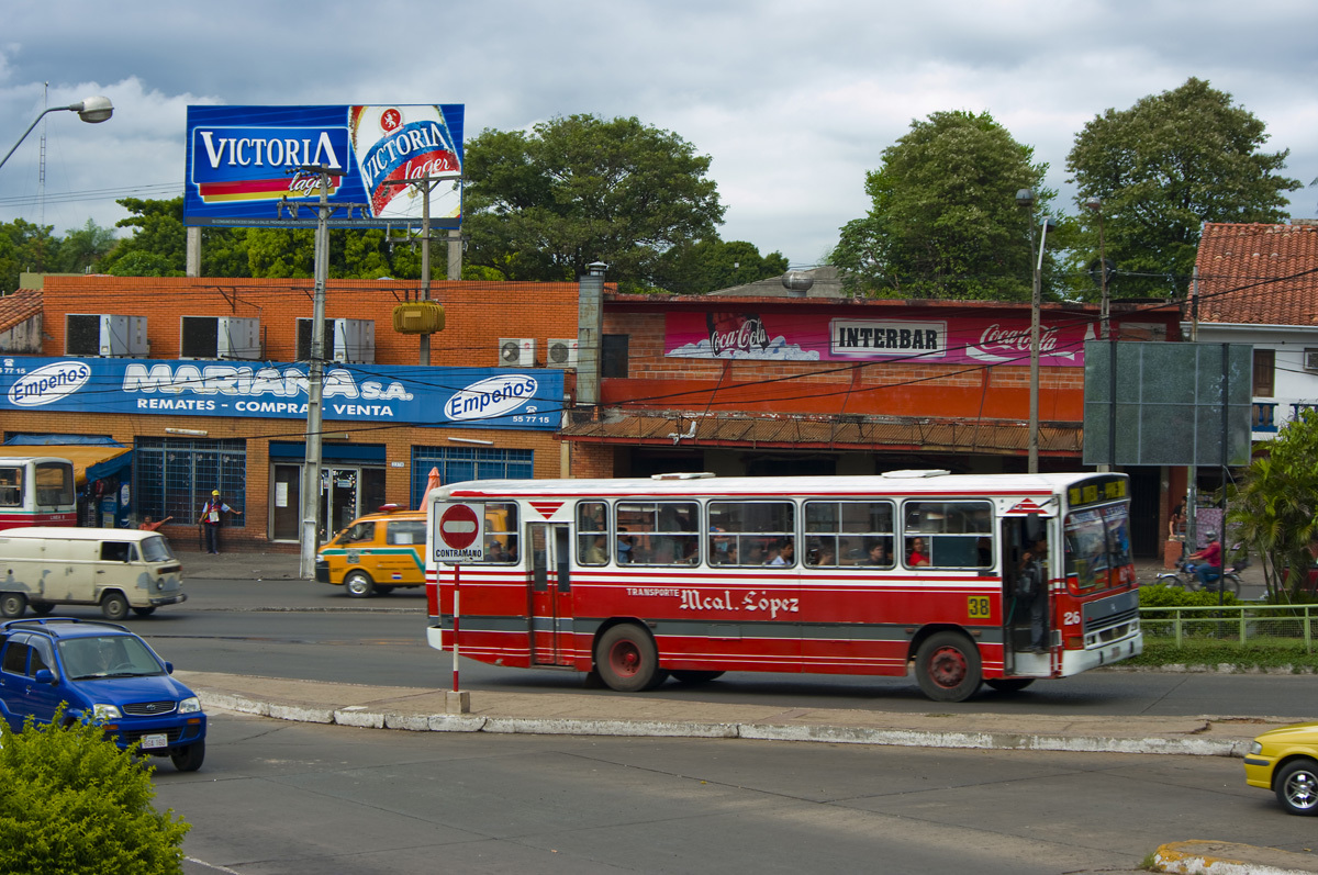 Paraguaj, autobus, Asunción