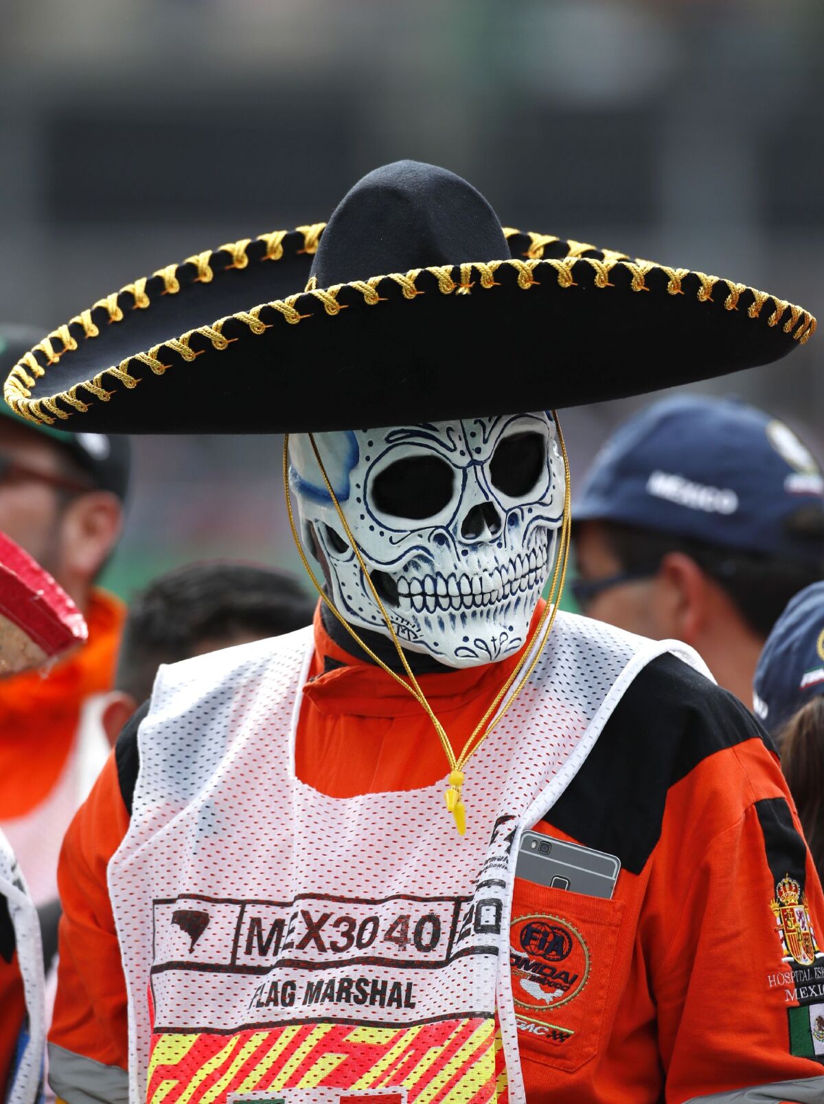 Mexico F1 Grand Prix, kostra, lebka, klobúk, sombrero, Deň zosnulých, Deň mŕtvych, Mexiko, masky, kostry, duchovia, lebka