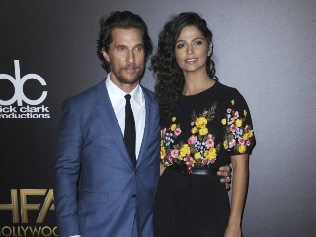 Matthew McConaughey a jeho manželka Camila Alves