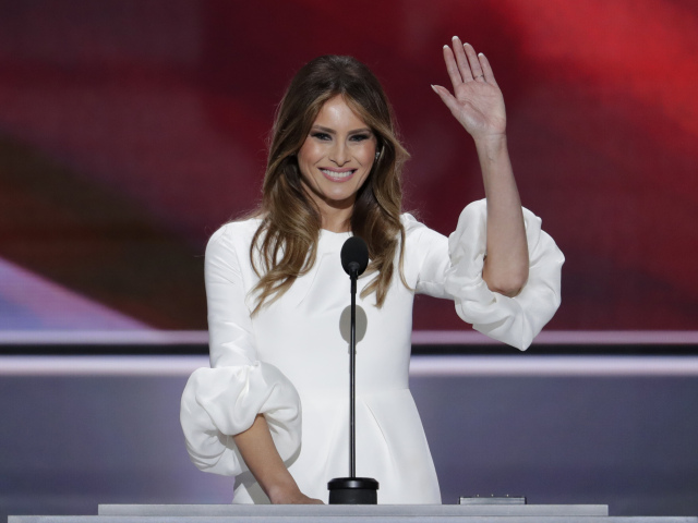 Rok 2016: Melania Trump