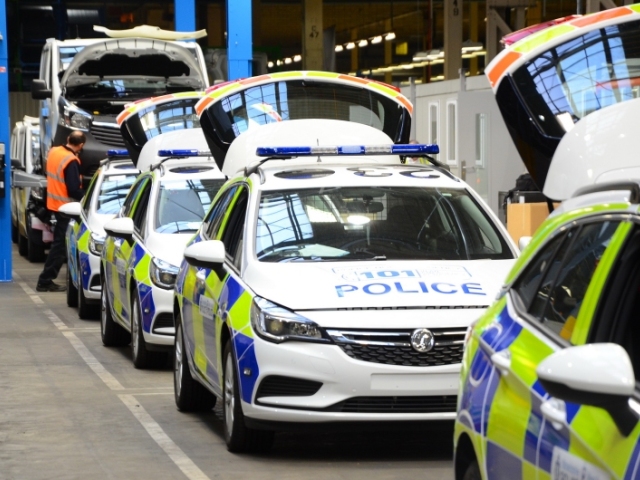 Vauxhall - výroba policjaných áut