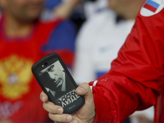 Vladimir Putin, mobil, fanúšik,