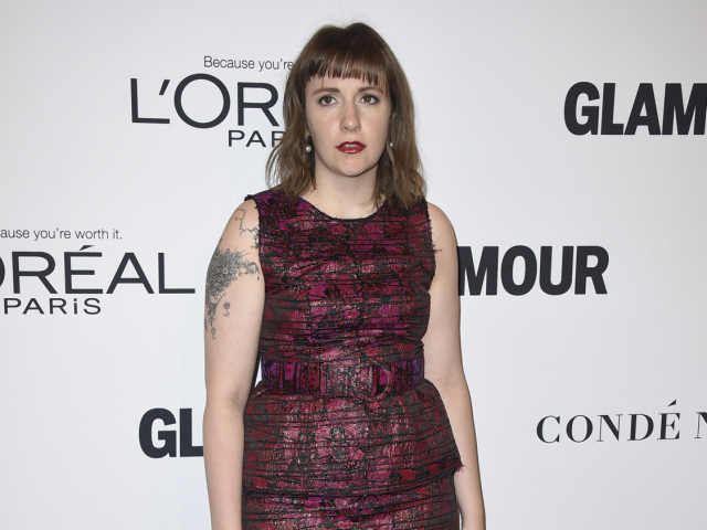 Herečka a spisovateľka Lena Dunham.