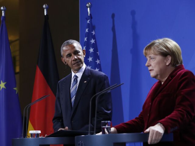 Obama, Merkelová