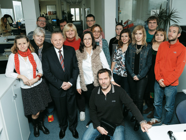 Rudolf Schuster, redakcia Pravdy,