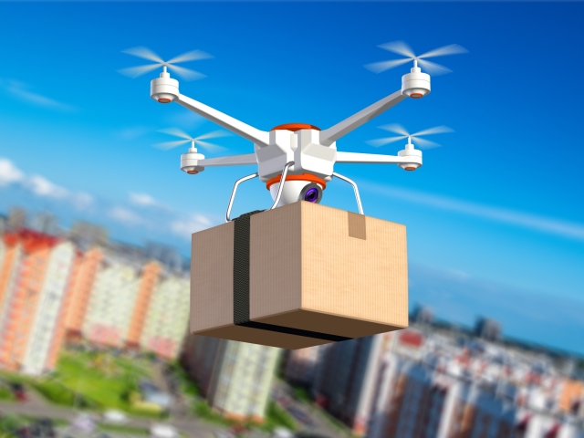 dron, pošta