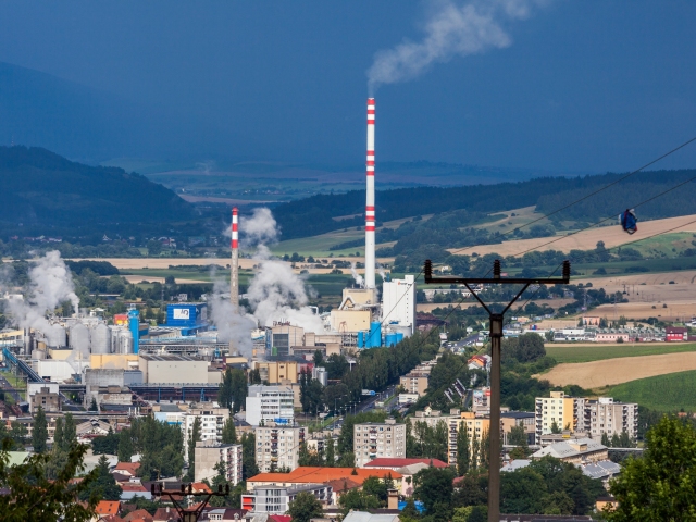 smog, továreň, fabrika, mesto