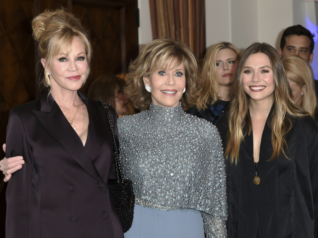 Melanie Griffith, Jane Fonda a Elizabeth Olsen