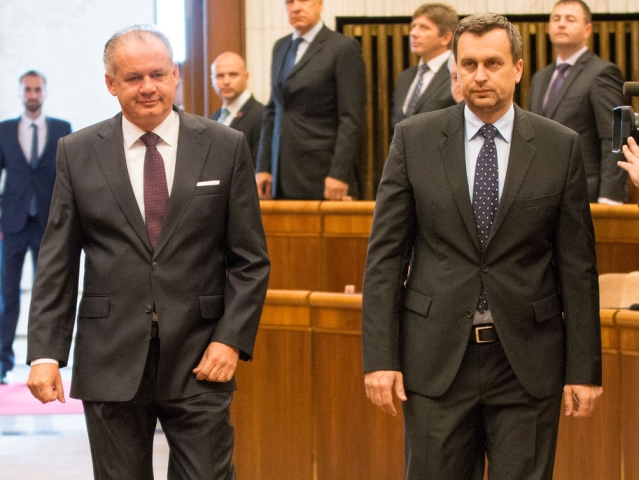 andrej kiska, andrej danko, parlament, prezident