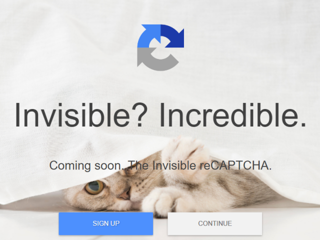 Invisible ReCAPTCHA, CAPTCHA,