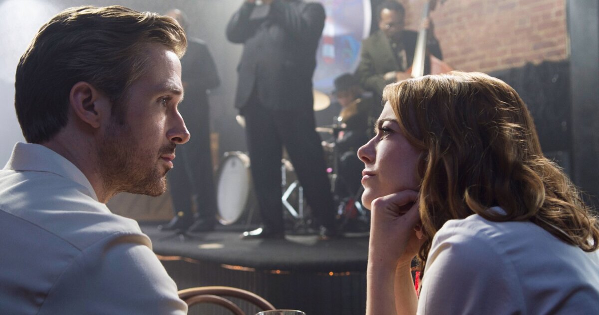 Ryan Gosling a Emma Stoneová v muzikáli La La Land.