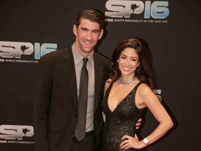 Michael Phelps a jeho manželka  Nicole Johnson
