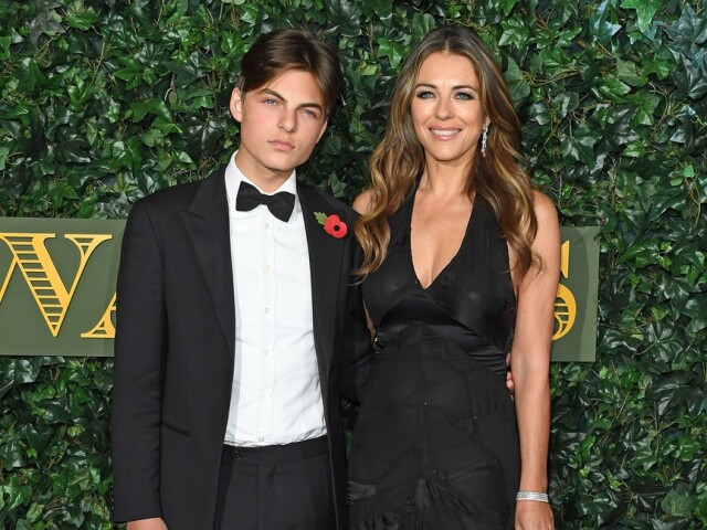 Elizabeth Hurley a jej syn Damian Hurley 